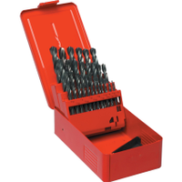 Sherwood SHR0250001A Jobber Drill, 1/64In., Normal Helix, High Speed Steel, Black Oxide (pack of 5)