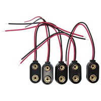 Multicomp Pro MP007078 Battery Holder, Snap on , 4" Wire Lead