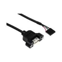 Startech USBPNLAFHD1 Usb 2.0, Female 5 Pin Idc to Female Usb A, 480Mbps, 300mm
