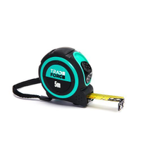 Tradeforce 21740011 AUTO-LOCK Tape Measure W/ Nylon Coating & DOUBLE-SIDE Printing 5M 16FT