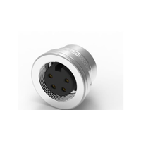 Rs Pro 2100221 4 Pole M16 Din, 5A, 250 V IP67, Screw Lock, Female, Panel Mount