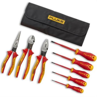 Fluke IKST7 Insulated 5 Screwdriver + 3 Plier Tools Starter Kit, 1000V