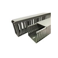 Rs Pro 2339165 Open Slot, W38 Mm X D25mm, L2m, Pvc - Rs Pro Grey Slotted Panel Trunking