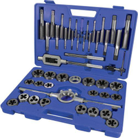 Senator SEN0869910K Carbon Steel Threading Set in Case M6-M24 45PC