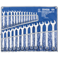 Senator SEN5825202D 32mm, Set of 25, Chrome Vanadium Steel - Metric, Combination Spanner Set, 6