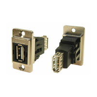 Rs Pro 2354754 Rs Pro Straight, Panel Mount, Socket to Socket Type a to a 2.0 Usb Connector