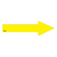 Rs Pro 2267864 Self-Adhesive General Hazard Arrow Labels