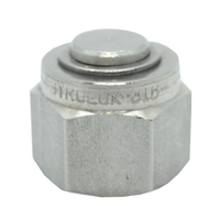 Rfs Stainless Steel 316 Compression Tube Fitting Ferrule, 25MM , Plug With Double Ferrule