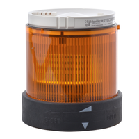Schneider Electric XVBC2B5 Indicator Bank, Harmony Xvb, Illuminated Unit, Plastic, Orange, 70mm, Steady, Integral Led, 24V AC/DC