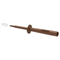 Tenma 72-14260 Test Probe Conn, Needle, 16A, 1KV, Brown