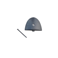 Rs Pro 2111336 Rubber Speed Bump End Cap, 300mm X 250 Mm X 550 Mm, 30km/h Speed Limit
