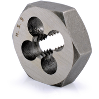 Sherwood SHR0868960K Die Nut, 1/4in. X 19 , Bspf, High Speed Steel, Right Hand
