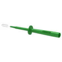 Tenma 72-14266 Test Probe Conn, Needle, 16A, 1KV, Green