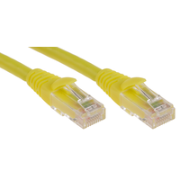 Rs Pro 556774 Cat6 Male RJ45 to Male RJ45 Ethernet Cable, U/UTP, Yellow Lszh Sheath, 5m