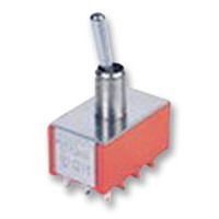 Multicomp Pro 1M44T1B5M1QE Switch, Solder Tag, 4PDT, MOM-OFF-MOM