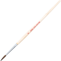 Kennedy KEN5336410K 3/32in., Point, Bristle Hair, Pencil Brush, Handle Wood (pack of 10)