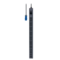 Apc EPDU1116B Easy Rack Pdu, Basic, 0U, 1 Phase, 3.7kW, 230V, 16A, 20 X C13 and 4 X C19 Outlets, IEC60309 2P+E Inlet