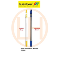 Rainbow Paint Extension Handle Stainless Steel -Heavy Duty 4 Meter