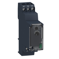 Schneider Electric RE22R1HMR Modular Timing Relay, Harmony, 8A, 1 Co, 0.05S…300H, Interval Relay, 24...240V Ac Dc