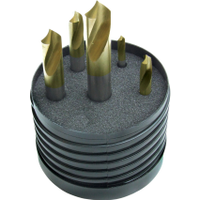 Swisstech SWT1255190A 12mm 90DEG Spotting Drill Set Tin Tipped 5PC - 4