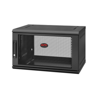 Apc AR106SH4 Netshelter 6U Wallmount Rack Enclosure Cabinet Single Hinged Switch Depth