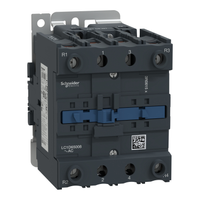 Schneider Electric LC1D65008D7 Contactor, Tesys Deca, 4P(2NO+2NC),AC-1 , <=440V, 80A,42V Ac 50/60Hz Coil, Screw Clamp Terminal