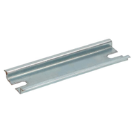 Rs Pro 2481146 Steel Unperforated Din Rail, Top Hat Compatible, 360mm X 35mm