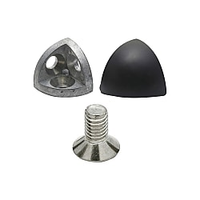 Misumi LCBCT8-30-T Corner R Brackets With Cap for Aluminum Frames Zinc Alloy European Standard European Standard