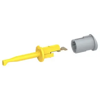 Multicomp Pro 72-14332 Test Probe Conn, Hook, 6A, 70V, Yellow