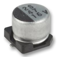 Multicomp Pro MCESL25V107M6.3X7.7 Cap, 100µF, 25V, Radial, Smd Aluminium Electrolytic Capacitor