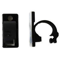 Multicomp Pro MP003241 Cable Clip, Black, 12MM, PK100