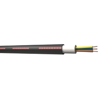 Rs Pro 2010585 3 Core Power Cable, 6 Mm², 100m, Black Pvc Sheath, U1000RO2V, 32 A, 0.6/1 Kv (1 Reel of 100 Metres)