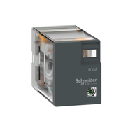 Schneider Electric RXM4LB1P7 Miniature plug-in Relay - Zelio RXM2L - 4 C/O - 230 V Ac - 3 a - Without Led