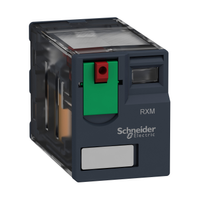Schneider Electric RXM2AB1B7 Miniature Plug-in Relay - Zelio Rxm 2 C/O 24 V Ac 12 A