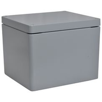 Multicomp Pro MP007274 Enclosure, Junction Box, Aluminium, Gry
