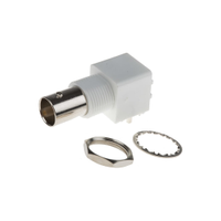 Rs Pro 5465159 75 Ohm Right Angle Pcb Mount, Bnc Connector Bulkhead Fitting, Jack