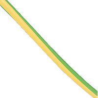 Multicomp Pro PVC-4-45-CL Sleeving, Ins, 4MM, GRN/YELL, 100M