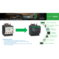 Schneider Electric LRD076 Thermal Overload Relay, 2.5 a F.l.c, 5 a Contact Rating, 690 Vac, Tesys