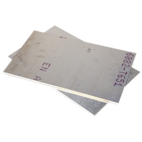 Aluminium Solid Metal Sheet, 300mm L, 500mm W, 8mm Thickness (1 Lot of 2)