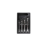 Rs Pro 4806824 4 Piece Chrome Vanadium Steel Spanner Set