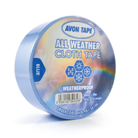 Avon AVN9813610K 50mm X 50m - Blue Polyethylene Weather-Proof Cloth Tape