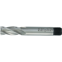Swisstech SWT1633614A 36, End Mill, Regular, Threaded Shank, 14mm, Cobalt High Speed Steel, Uncoated