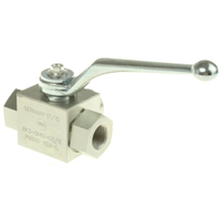 Rs Pro 2431800 Steel Hydraulic Ball Valve G 3/8