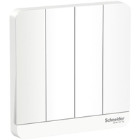 Schneider Electric E8334_WE_G11 Avataron Switch Cover 4G White (x 60PCS)