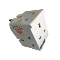 Mk 692WHIMY Plug Adaptor 3X13A White