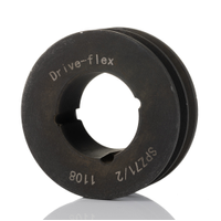 Rs Pro 0182830 Pulley, Cast Iron, Steel 9.7mm Belt Width X 71mm Pitch