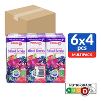 Pokka Packet Drink Mixed Berries & Carrot Juice 24 X 250ml (ctn)