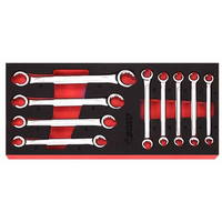 Boxo 9 Pcs Flare Nut Wrench Set, 1/3 System Insert