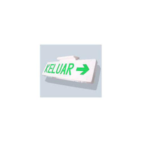 Everbright EEX-11-2DWKR Arrow - Led Keluar Sign Double Side White Legend