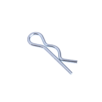Rs Pro 0839268 19.5mm Bright Zinc Plated Steel Retaining Clip, 4.76mm Diameter (1 Bag of 50)